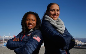 Лорин Уильямс и Илана Майерс американские бобслеистки