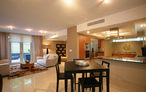 Подсветка в столовой