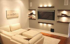 Подсветка в гостиной