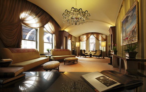 Luxurious design living room