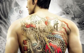 Luxury yakuza tattoo
