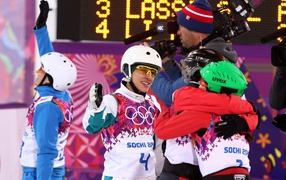 Австралийская фристайлистка Лидия Лассила на олимпиаде в Сочи