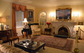 Оформление гостиной в стиле 19 века