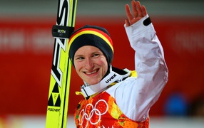 Маринус Краус немецкий прыгун на лыжах с трамплина
