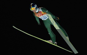 Marinus Kraus German ski jumper gold medalist in Sochi