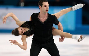 Марисса Кастелли и Саймон Шнапир американские фигуристы бронзовые медали на олимпиаде в Сочи 2014 год