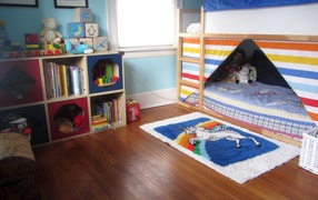 Коврик с единорогом в детской