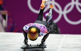 Американский скелетонист Мэтью Антуан обладатель бронзовой медали