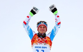 Маттиас Майер из Австрии золотая медаль в Сочи 2014 год