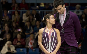 Мэган Дюамель и Эрик Редфорд канадские фигуристы обладатели серебряных медалей в Сочи