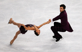 Мэган Дюамель и Эрик Редфорд из Канады серебряные медали в Сочи 2014 год