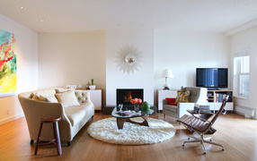 Современный дизайн гостиной