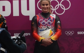 Натали Гейзенбергер  немецкая саночница две золотые медали в Сочи 2014