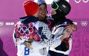 Николас Геппер из США бронзовая медаль на олимпиаде в Сочи 2014 год