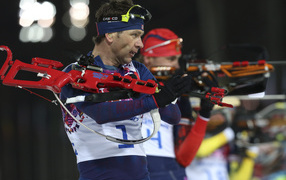 Уле Эйнар Бьердален норвежский биатлонист обладатель золотой медали