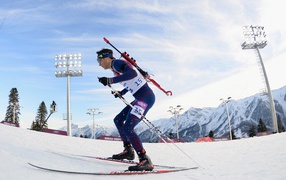 Уле Эйнар Бьердален норвежский биатлонист обладатель золотой медали в Сочи