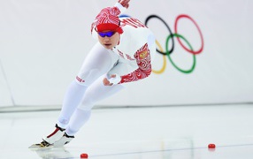 Ольга Фаткулина российская конькобежка серебряная медаль на олимпиаде в Сочи 2014 год