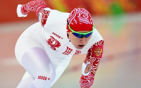 Ольга Фаткулина из России серебряная медаль на олимпиаде в Сочи 2014 год