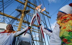 Эстафета Олимпийского огня в Сочи 2014