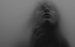 Фотография Девушка в тумане