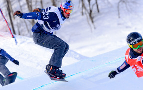 Pierre volts from France gold medal at the Olympic Games in Sochi 2014