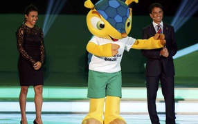 Presentation mascot World Cup in Brazil 2014