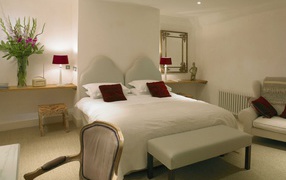 Романтический дизайн спальни