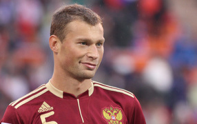 Защитник сборной России Василий Березуцкий