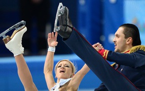 Российские фигуристы Татьяна Волосожар и Максим Траньков обладатели золотых медалей