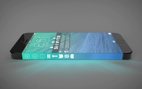 Screen and casing of the phone Apple iPhone 6 concept