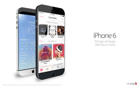 Экран телефона Apple iPhone 6 дизайн 2014