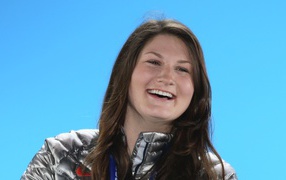 Обладательница серебряной медали в дисциплине фристайл Дэвин Логан на олимпиаде в Сочи