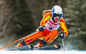 Лыжница в Сочи 2014