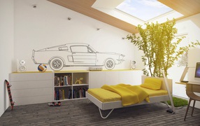 Окно в потолке детской