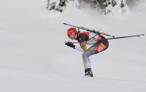 Словацкая биатлонистка Анастасия Кузьмина в Сочи