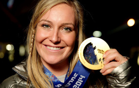 Джейми Андерсон сноубордистка из США обладательница золотой медали в Сочи