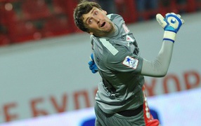 Вратарь Спартака Сергей Песьяков