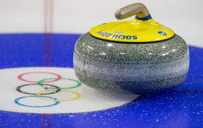 Камень для керлинга на Олимпиаде в Сочи