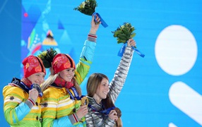 Татьяна Хюфнер из Германии серебряная медаль на олимпиаде в Сочи 2014 год