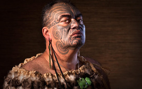 Tattoo Maori leader