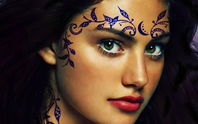 Татуировка на лице