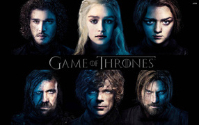 The characters of the series Game of Thrones