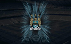 The famous  logo of Manchester City