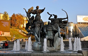 The monument in Kiev