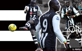 Популярная футбольная команда Англии Ньюкасл Юнайтед