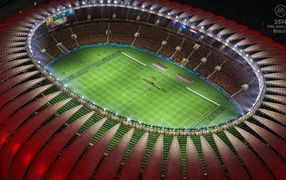 Крыша стадиона Чемпионата Мира по футболу в Бразилии 2014