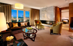 Стильный дизайн гостиной