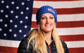 Обладательница бронзовой медали в дисциплине бобслей Джейми Грюбель на олимпиаде в Сочи