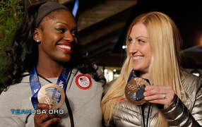 Обладательница бронзовой медали в дисциплине бобслей Джейми Грюбель из США