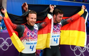 Тобиас Арльт и Тобиас Вендль немецкие саночники 